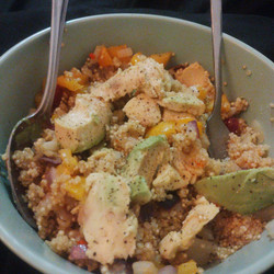 Quinoa and vegetable salad