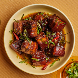 Sake-and-soy-braised Pork Belly