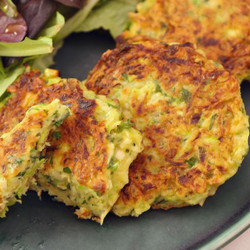 Galettes De Courgettes Râpées