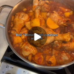 Spicy Chicken Stew (dakdoritang)