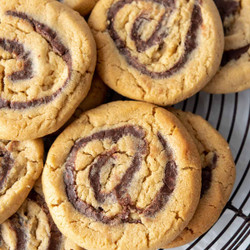 Peanut Butter Chocolate Whirligigs
