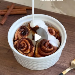 Single-serve Cinnamon Roll Bites