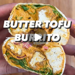 Butter Tofu Burrito