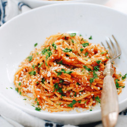 Tomato Anchovy Pasta