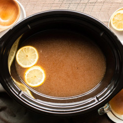 Slow Cooker Beef Bone Broth