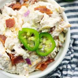 Jalapeno Popper Chicken Salad