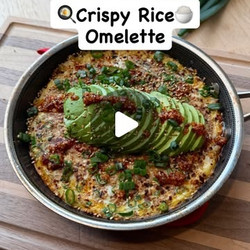 Crispy Rice Omelette