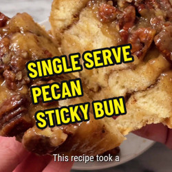 Single Serve Pecan Sticky Bun