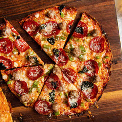 Extra-crispy Bar-style Tortilla Pizza Supreme Recipe