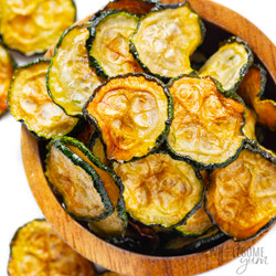 Baked Zucchini Chips (easy &amp; Crispy!)