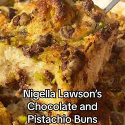 Chocolate And Pistachio Whirligig Buns