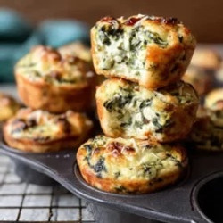 Lazy Spanakopita Muffins