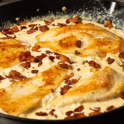 Chicken Parmesan Carbonara