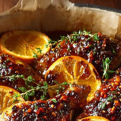Caramelized Orange Maple Chicken