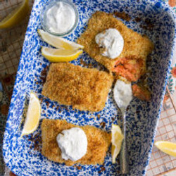 Coconut Curry Crispy Baked Salmon