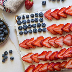 Paleo Red White And Blue Cake