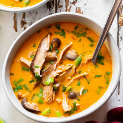 Thai Chicken Soup {paleo, Whole30, Keto}