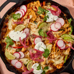 Chicken &amp; Sweet Potato Enchilada Skillet