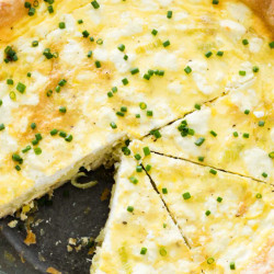 Leek And Goat Cheese Quiche