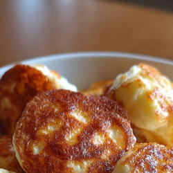 Fluffy Cottage Cheese Pancake Bites