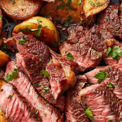 Garlic Butter Steak And Potatoes