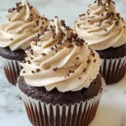 Espresso Brownie Cupcakes With Coffee Buttercream