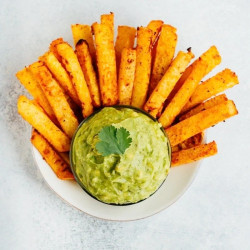 Baked Jicama Fries