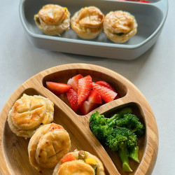Mini Chicken Pot Pies With Pie Crust