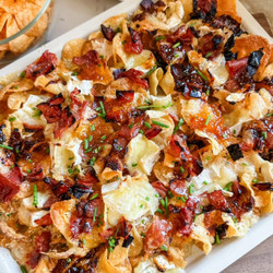 Viral Loaded Dill Pickle Charcuterie Nachos