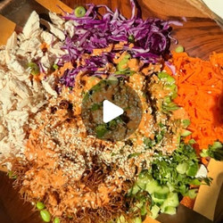 Korean Bbq Crunch Chicken Salad