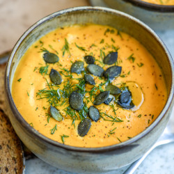 Vegan Roasted Butternut And Coconut Soup