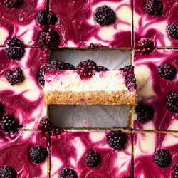 Blackberry Cheesecake Bars