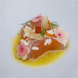 Dry Aged Hiramasa With Umeboshi Vinaigrette- Chef Recipe By Chef Bing Liu