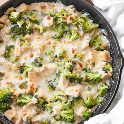Keto Chicken Broccoli Casserole