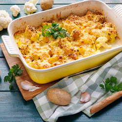 Blumenkohlauflauf Mit Kartoffeln