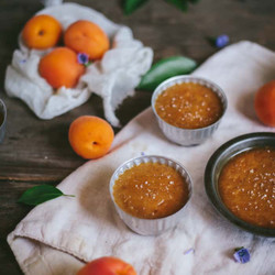Salted Caramel &amp; Apricot Pots De Creme