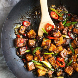 Black Pepper Tofu Stir Fry