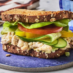 Cucumber &amp; White Bean Sandwich