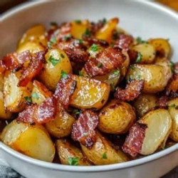 Crispy Bacon Honey Roasted Potatoes