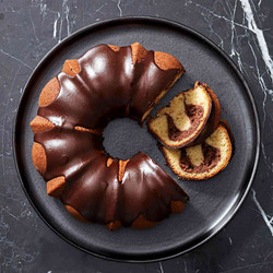 Vanilla Bundt Cake With Chocolate-cream Cheese Filling