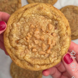 Butter Crunch Toffee Cookies