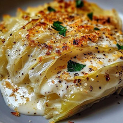 Garlic-parmesan Melting Cabbage