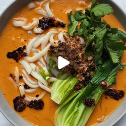 Gochujang &amp; Coconut Udon Noodle Soup