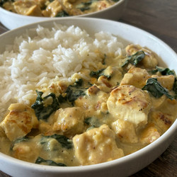 15-minute Creamy Garlic Tofu &amp; Greens (high Protein Vegan Dinner On A Budget)