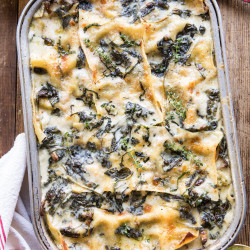 White Pesto Spinach Lasagna