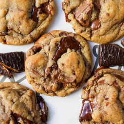 Browned Butter Toffee Chocolate Chip Cookies