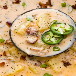 Spicy Jalapeño Popper Soup
