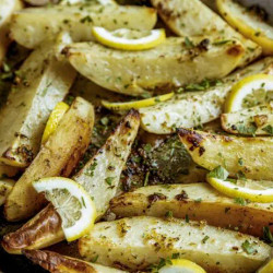 Greek Lemon Potatoes - Tina Fey