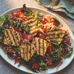 Hearty Halloumi Salad