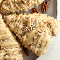 Sourdough Maple Pecan Scones